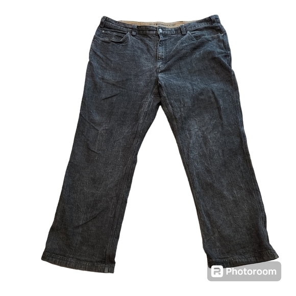 Duluth Jeans Mens sz 46 Black Flex Ballroom Jeans Work Pants - Picture 1 of 7